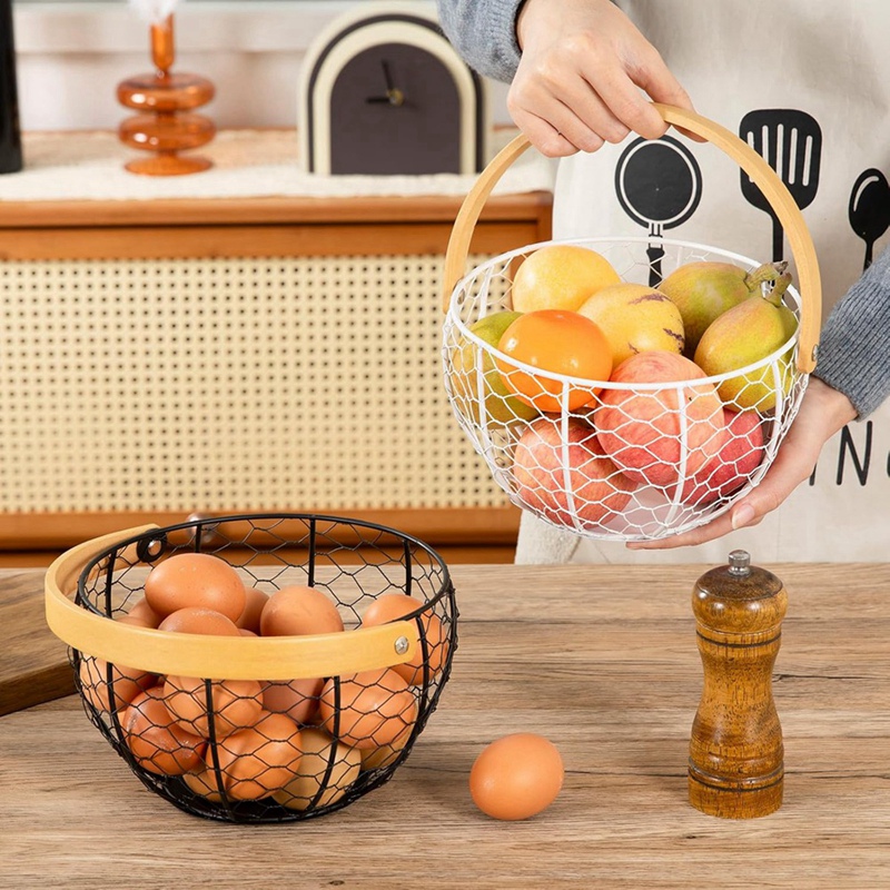 Farmhouse Wire Egg Basket for  - Collectible Vintage Tools recension och pris