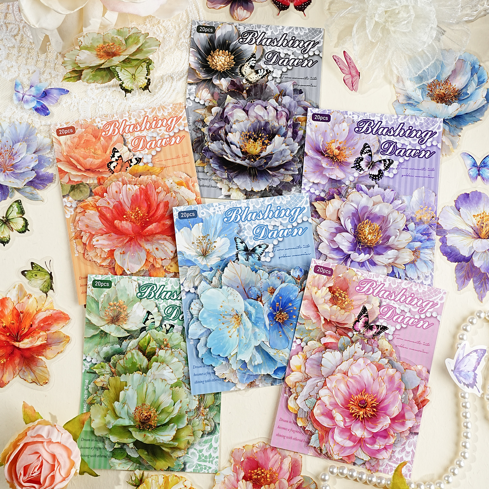 Etori Life Gilded Floral Serie - Vintage Collectible Stamps recension och pris