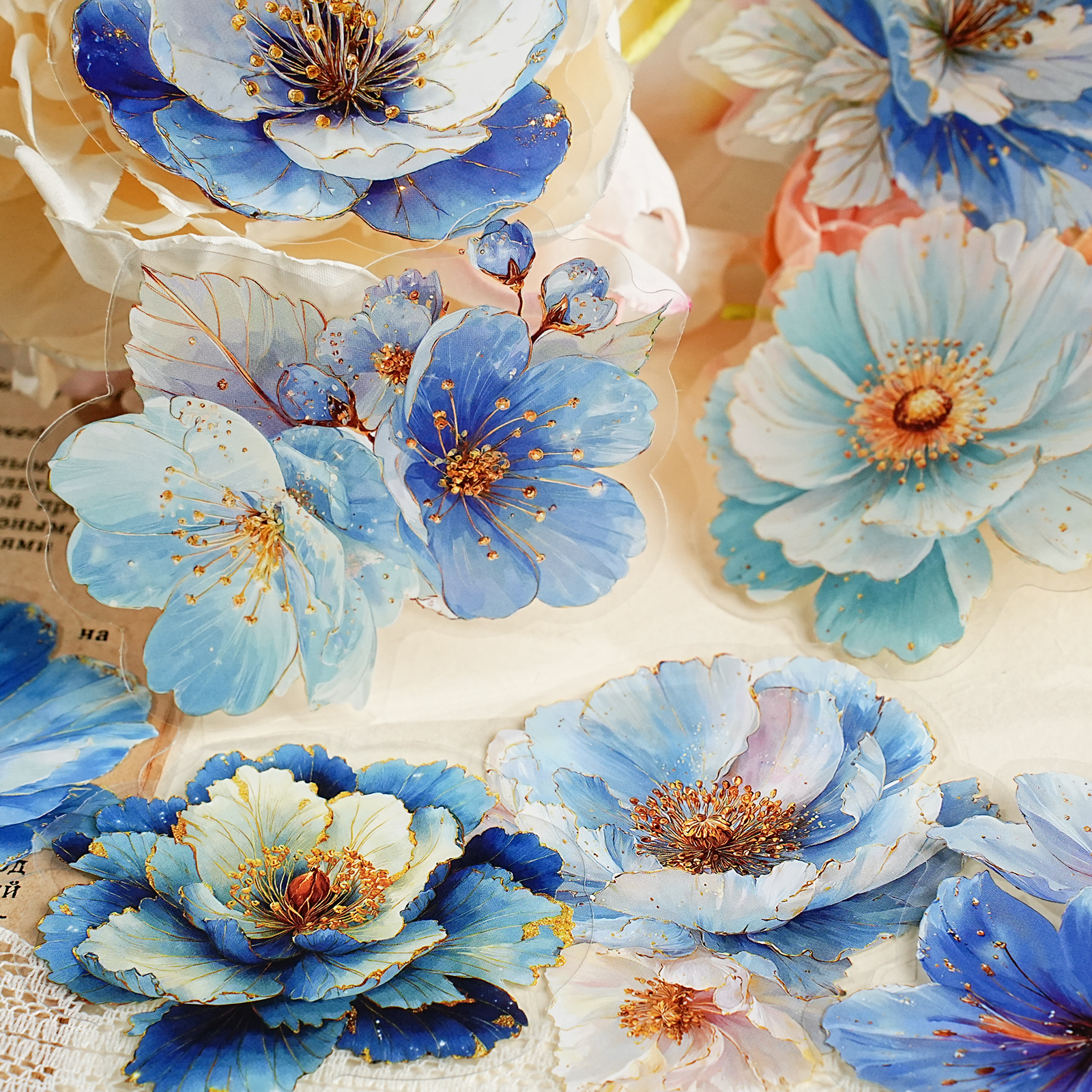 Etori Life Gilded Floral Serie - Vintage Collectible Stamps recension och pris