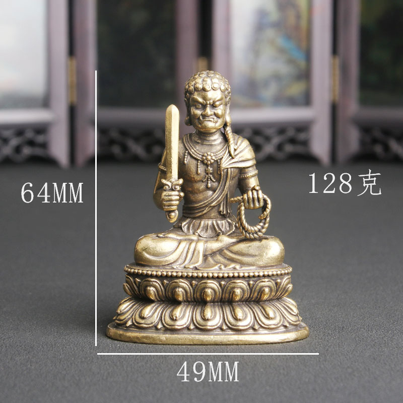 Vintage Brass Fudo Myoo Buddha - Vintage Collectible Ornaments recension och pris