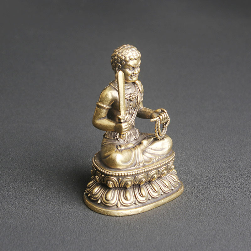 Vintage Brass Fudo Myoo Buddha - Vintage Collectible Ornaments recension och pris