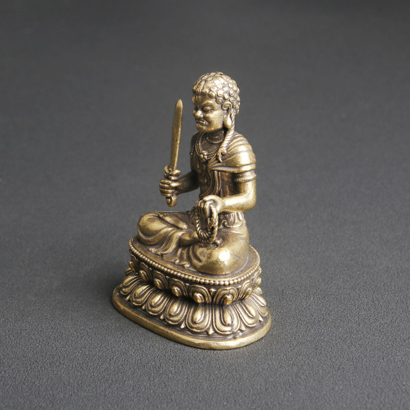 Vintage Brass Fudo Myoo Buddha - Vintage Collectible Ornaments recension och pris