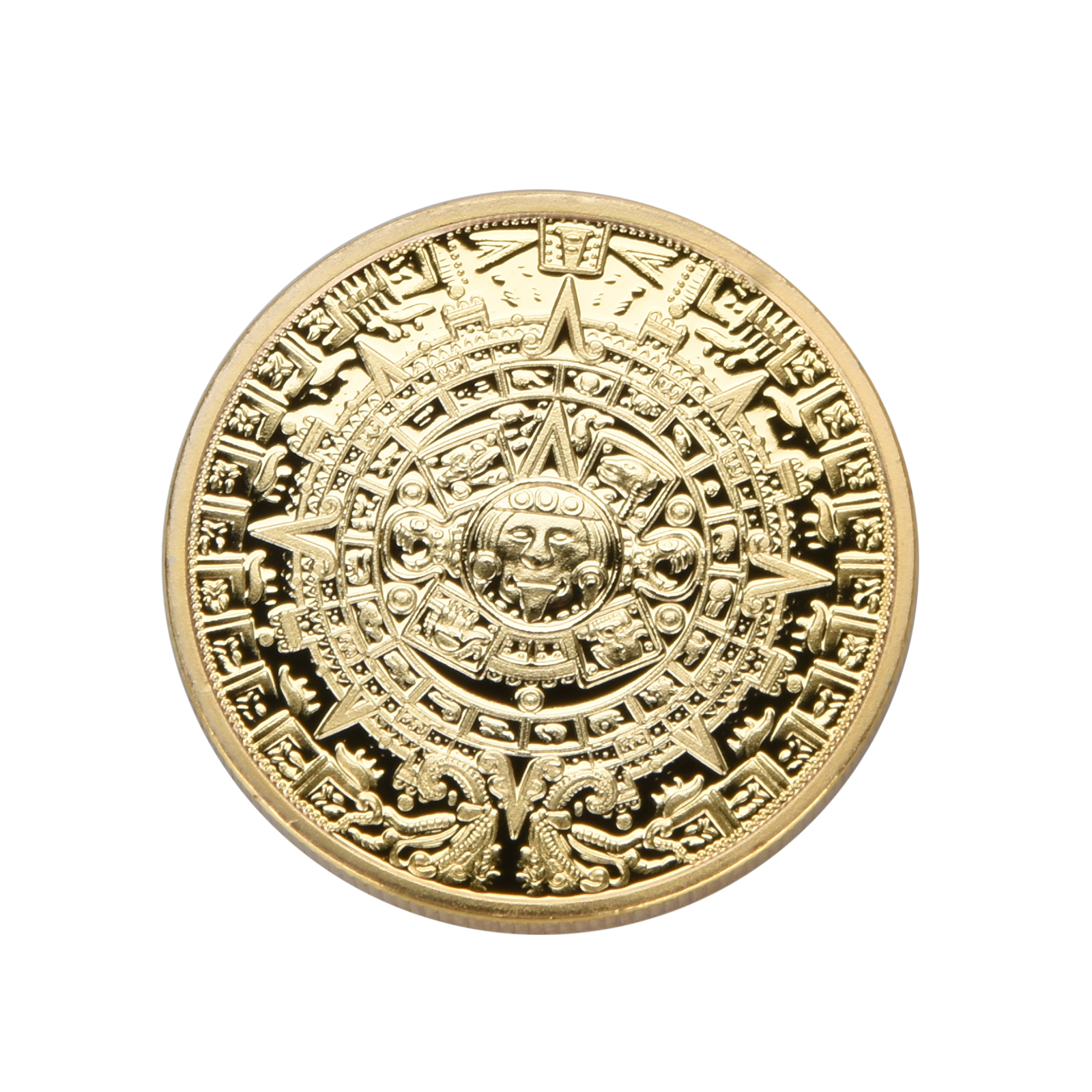 Maya Calendar Plated Coin Souv - Collectible Vintage Tools recension och pris