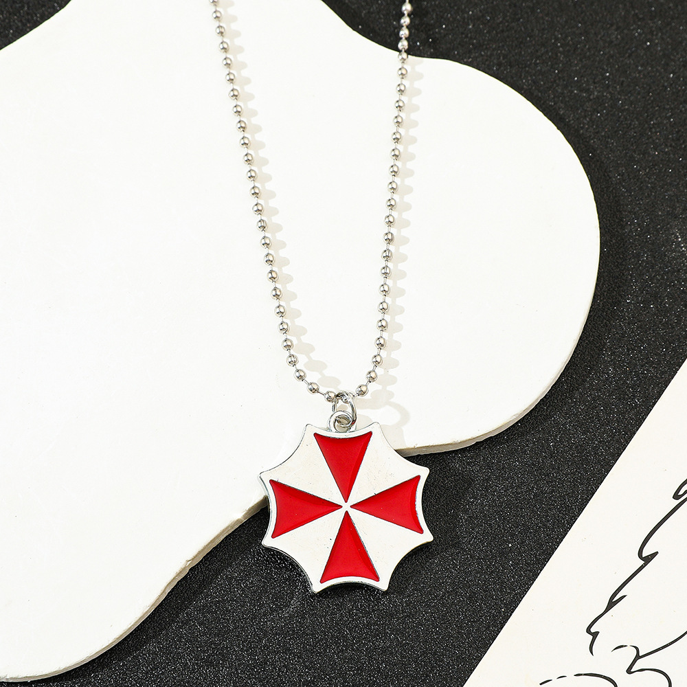 Vintage Fashion Red Umbrella P - Vintage Necklace recension och pris