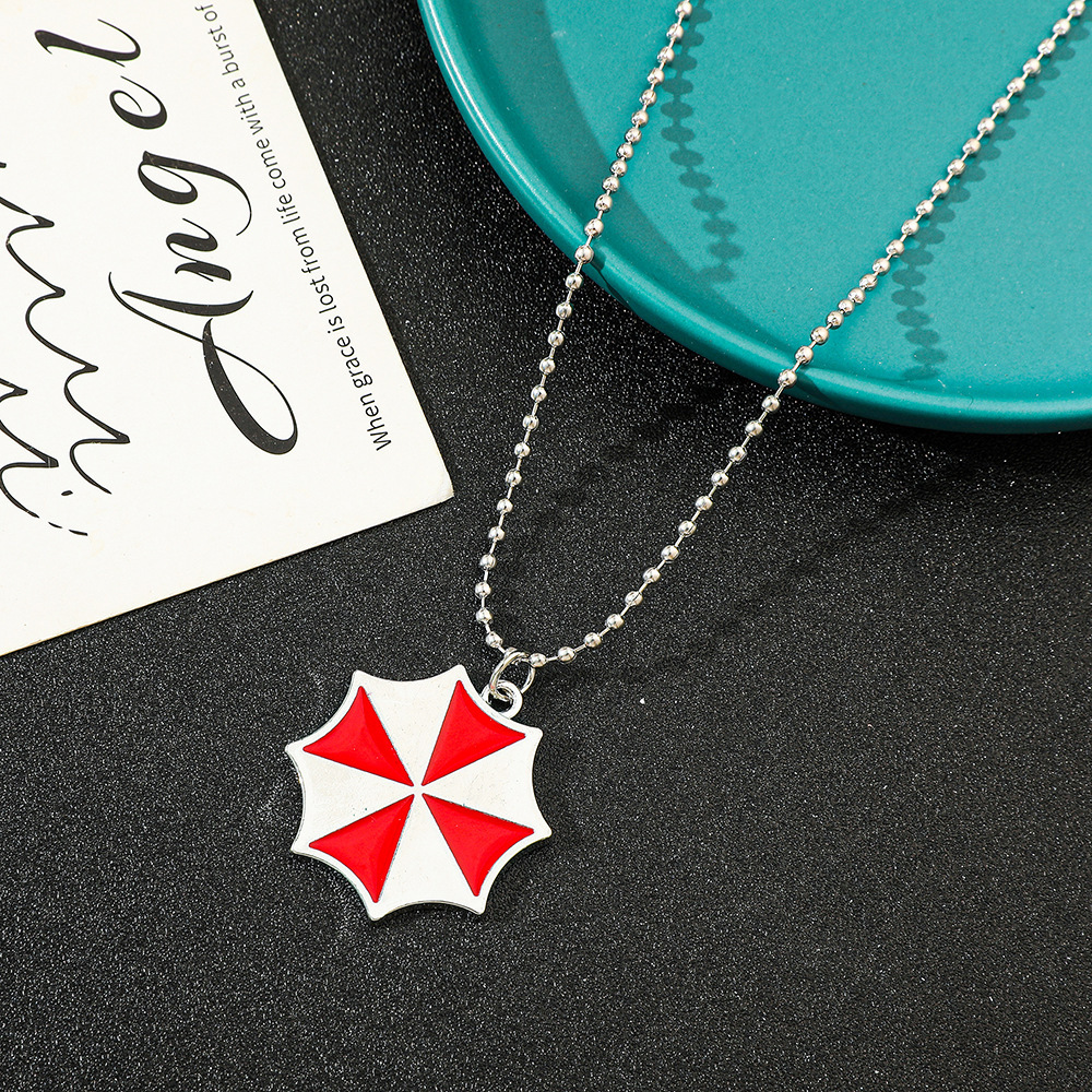 Vintage Fashion Red Umbrella P - Vintage Necklace recension och pris