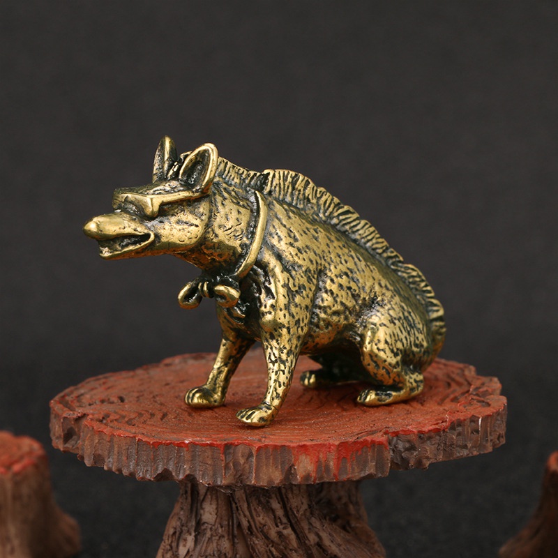 Brass Hyaenidae with Eyes Stat - Vintage Collectible Ornaments recension och pris