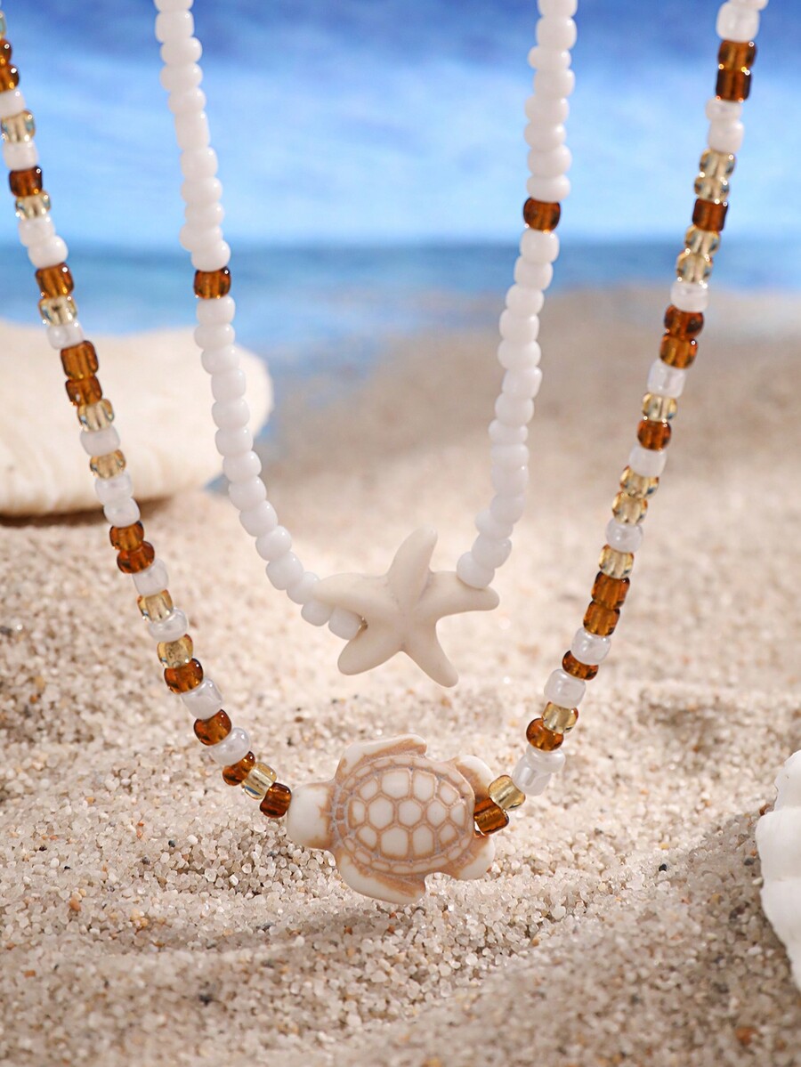 2pcs Vintage Bohemian Style St - Vintage Necklace recension och pris