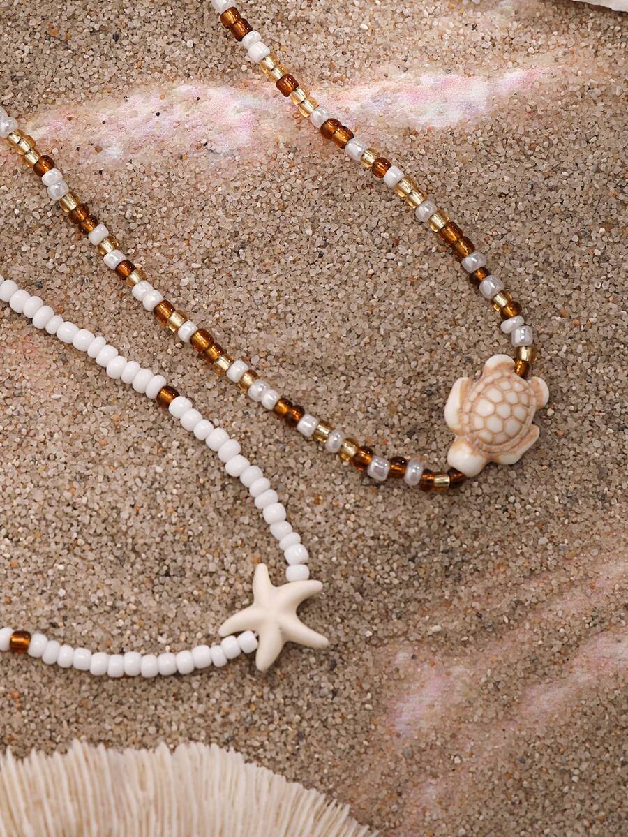2pcs Vintage Bohemian Style St - Vintage Necklace recension och pris