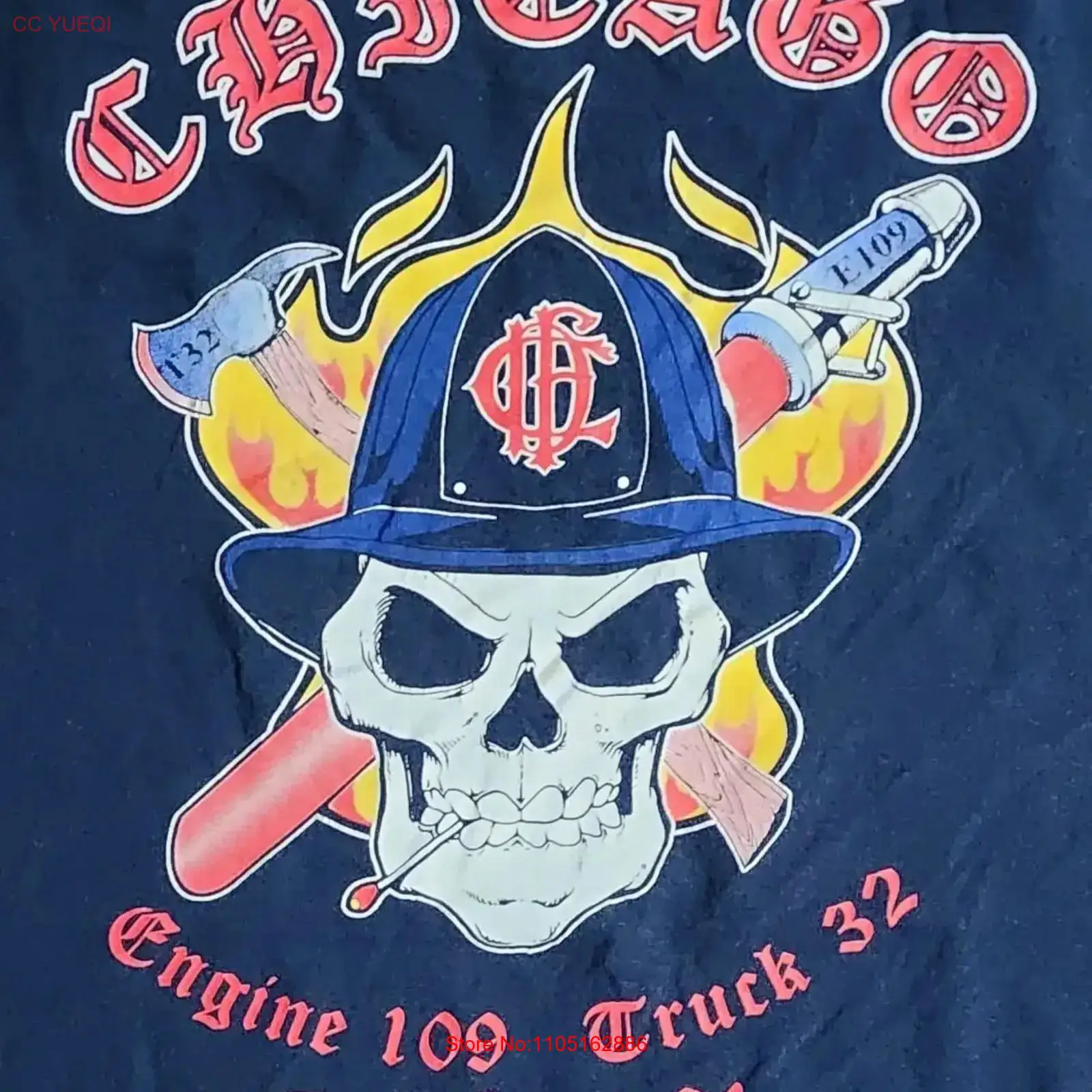 Chicago Fire Department T Shir - Collectible Vintage T Shirts recension och pris