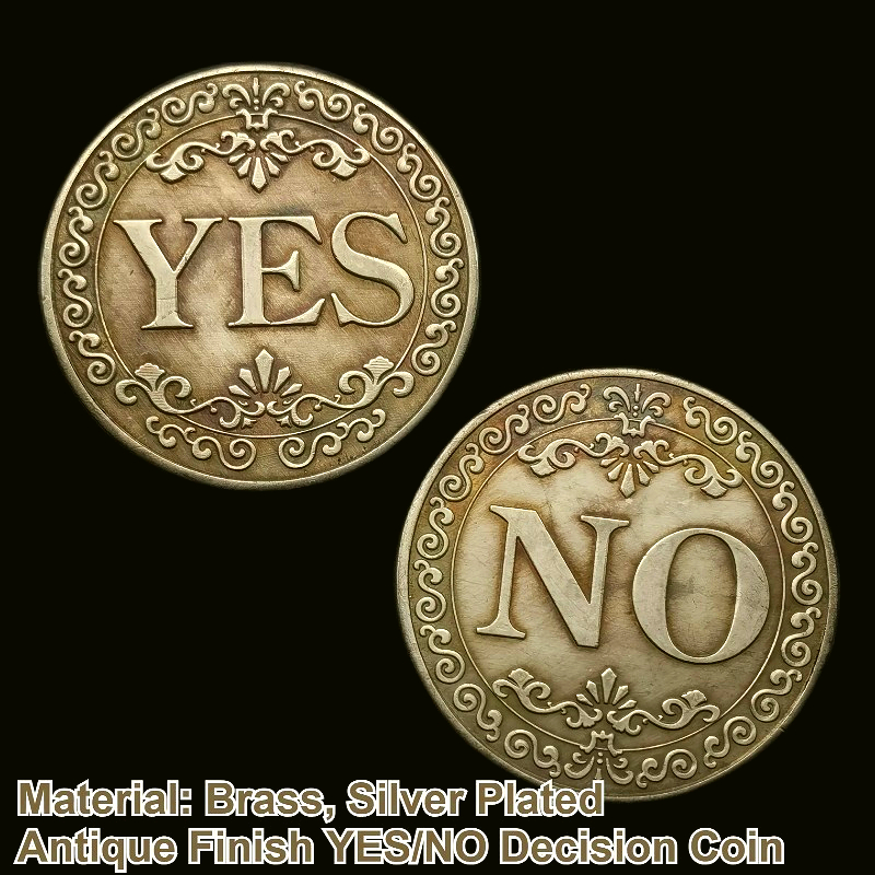 Vintage YES NO Decision Coin B - Collectible Vintage Tools recension och pris