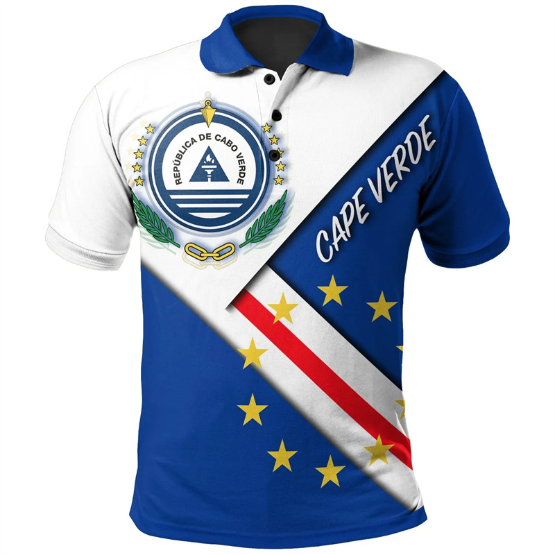 Cabo Verde Flag Map 3D Printed - Vintage Collectible Buttons recension och pris