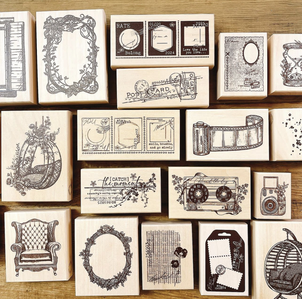 JP Vintage Slow Living Catch T - Vintage Collectible Stamps recension och pris