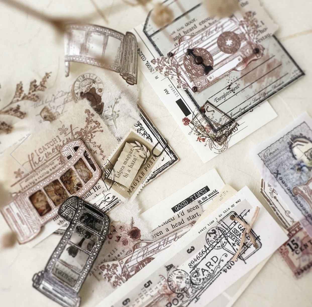 JP Vintage Slow Living Catch T - Vintage Collectible Stamps recension och pris