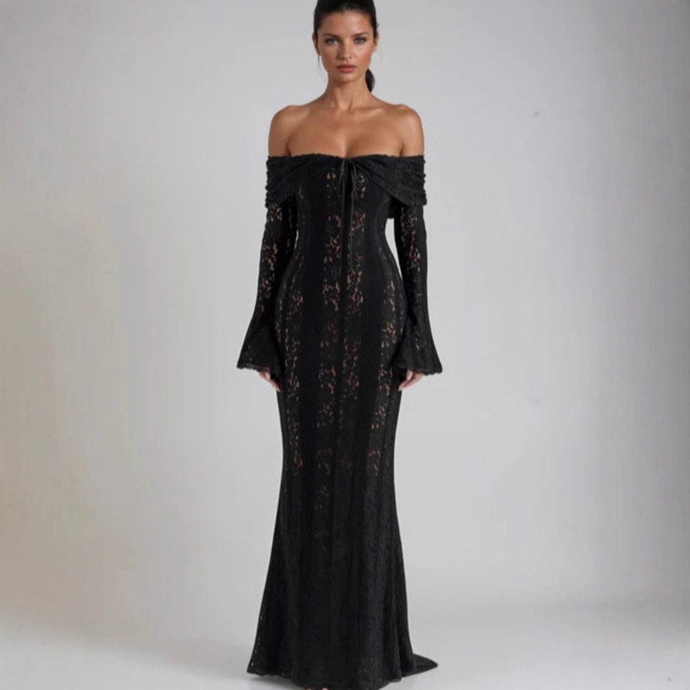 Dress Vintage Hollow Out Flora - Vintage Necklace recension och pris