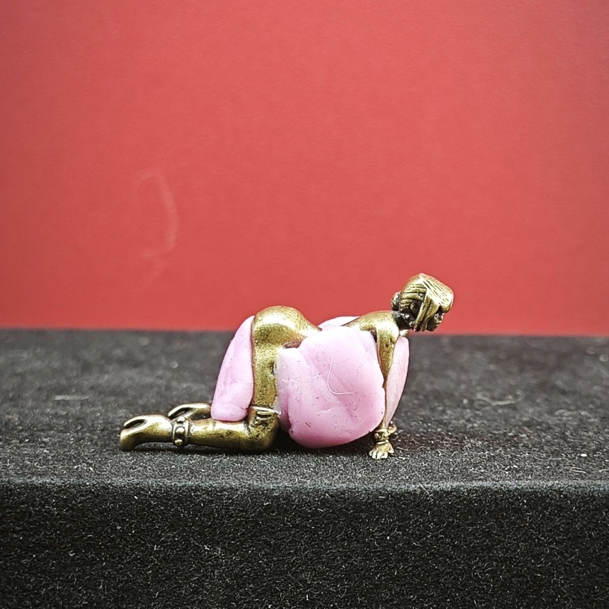 Antique Brass Miniature Art Fi - Vintage Collectible Ornaments recension och pris