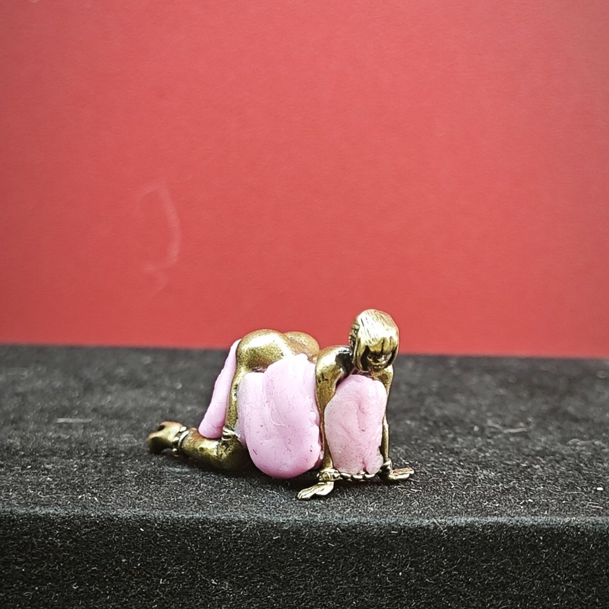Antique Brass Miniature Art Fi - Vintage Collectible Ornaments recension och pris
