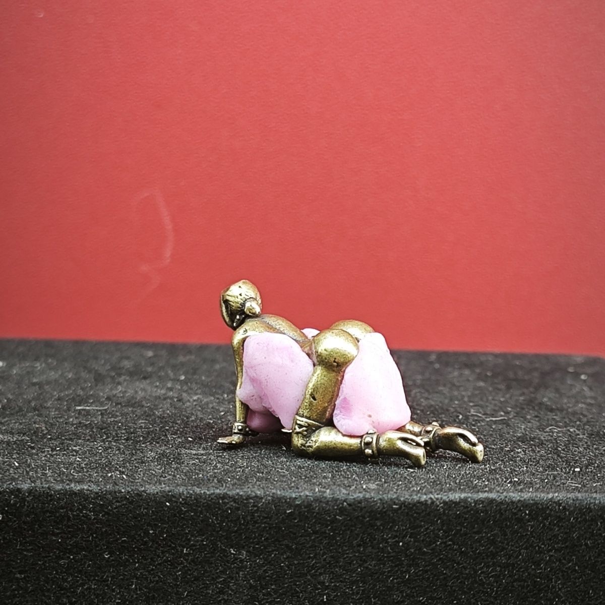 Antique Brass Miniature Art Fi - Vintage Collectible Ornaments recension och pris