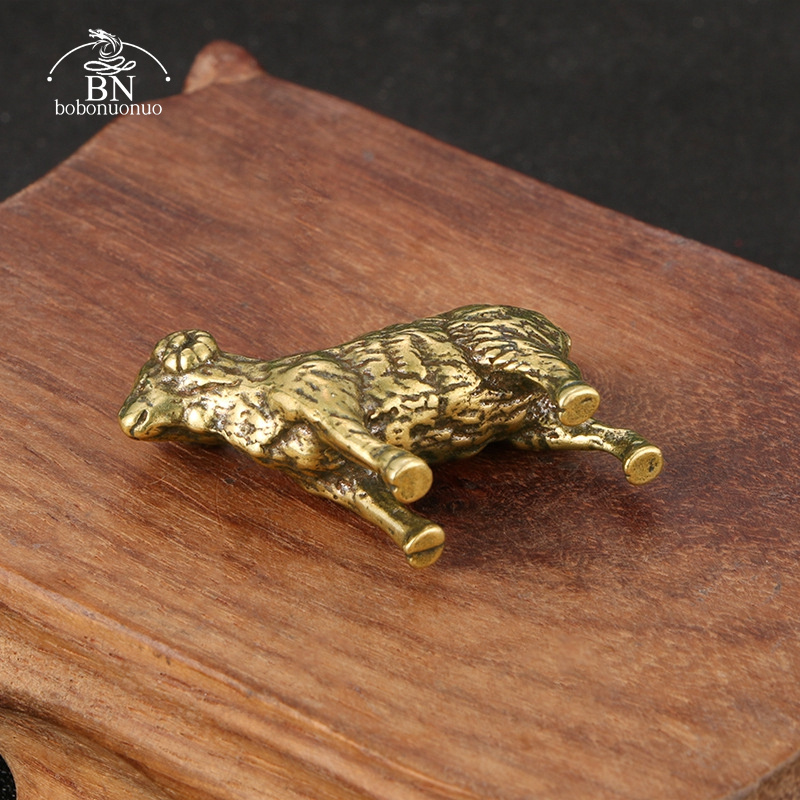 Vintage Brass Goat Figurine Mi - Vintage Collectible Ornaments recension och pris