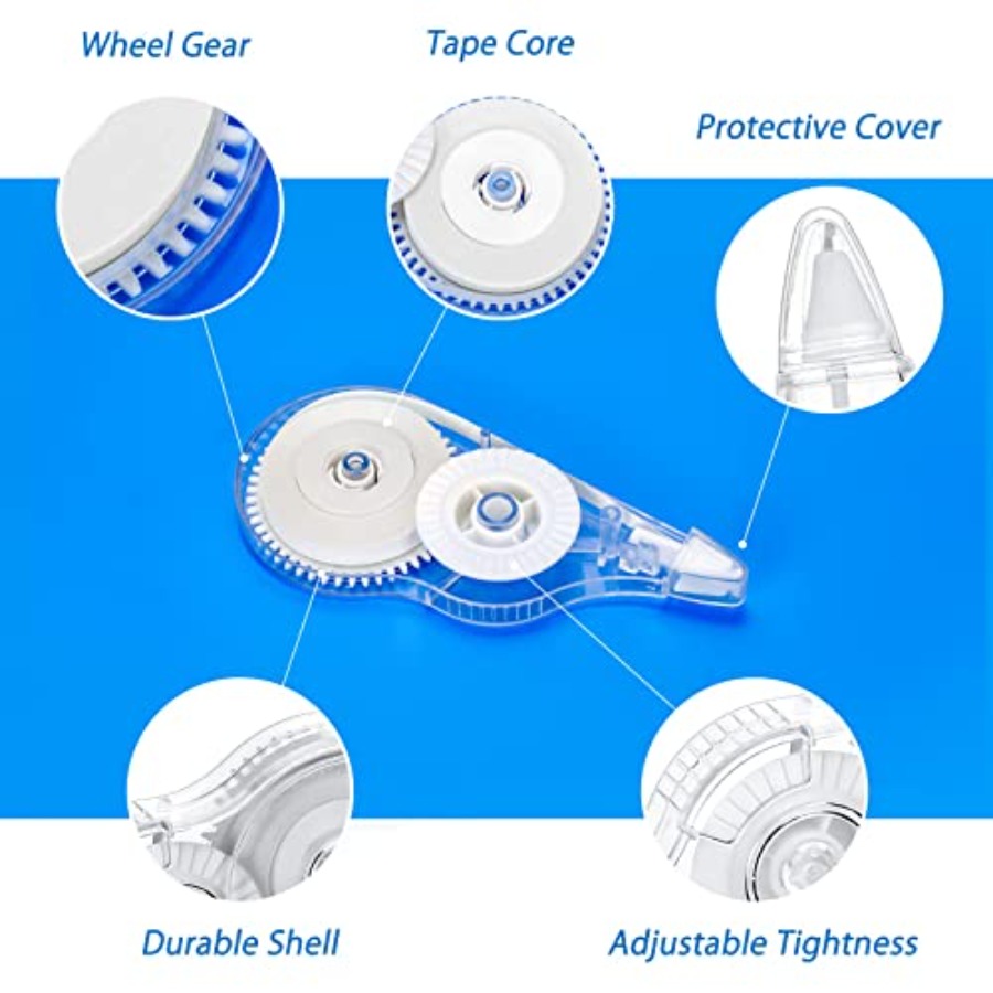 White Correction Tape 10 Pack, - Instant Film Pack recension och pris
