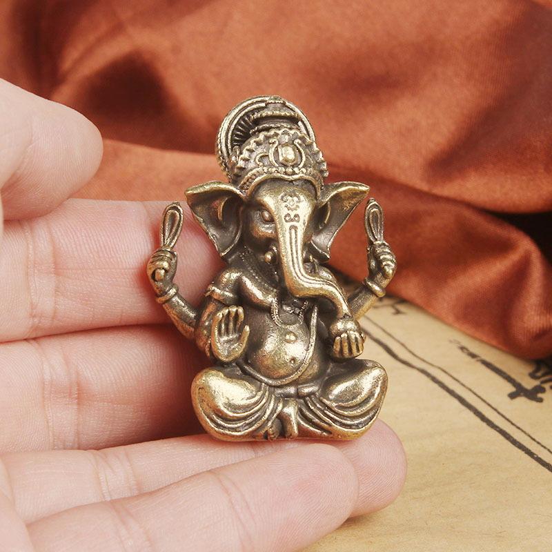 New Vintage Brass Thai Elephan - Vintage Collectible Ornaments recension och pris