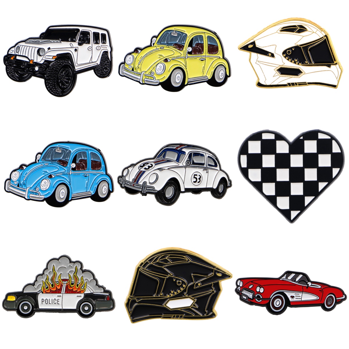 Vintage Car Brooches For Women - Vintage Collectible Clothing recension och pris
