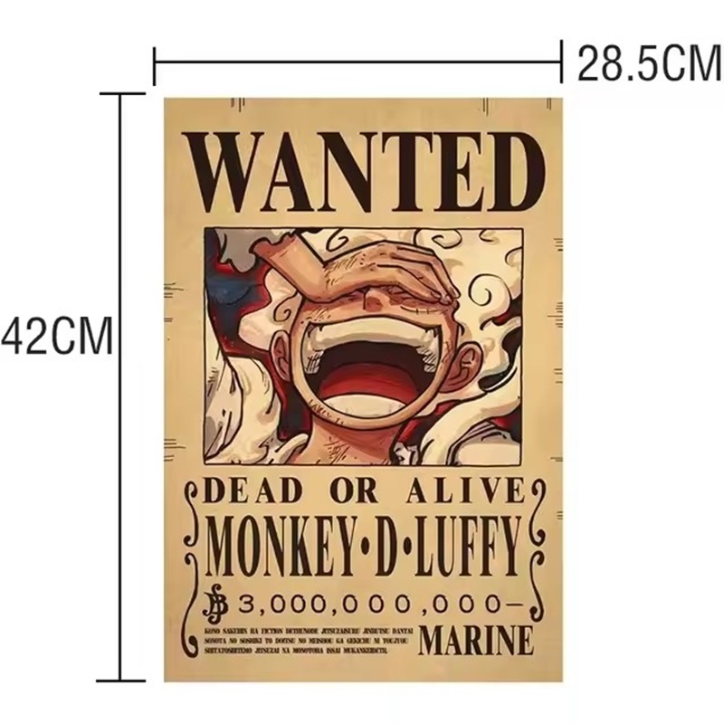 Anime One Piece Bounty Wanted  - Vintage Collectible Figures recension och pris