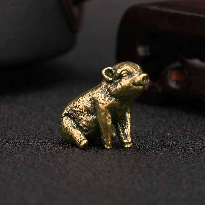 Retro Chinese Zodiac Pig Archa - Vintage Collectible Ornaments recension och pris