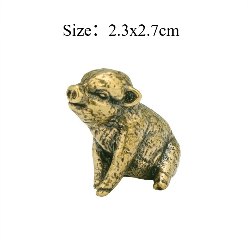 Retro Chinese Zodiac Pig Archa - Vintage Collectible Ornaments recension och pris