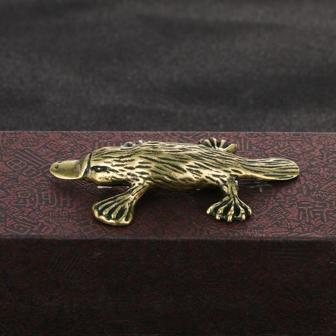 Vintage Brass Platypus Figurin - Vintage Collectible Ornaments recension och pris