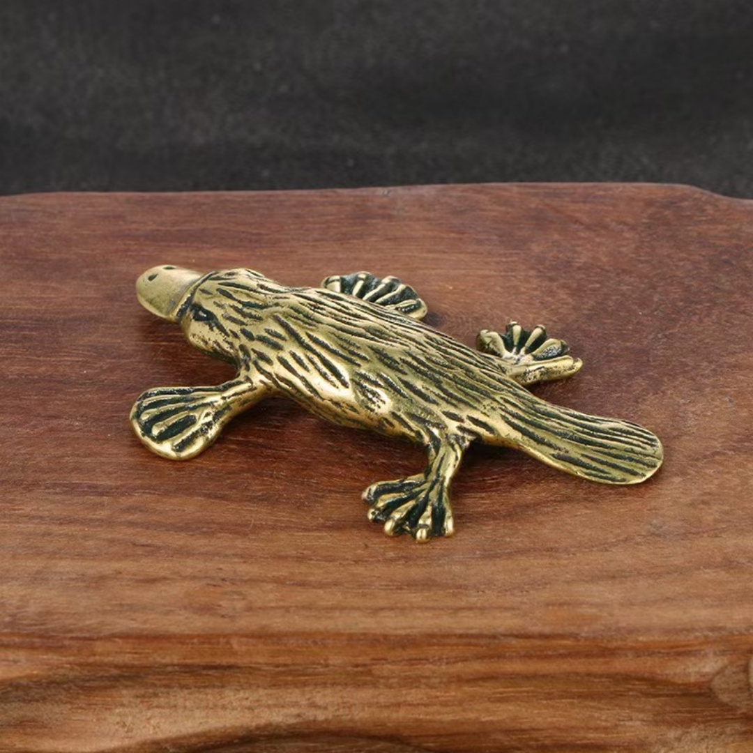 Vintage Brass Platypus Figurin - Vintage Collectible Ornaments recension och pris