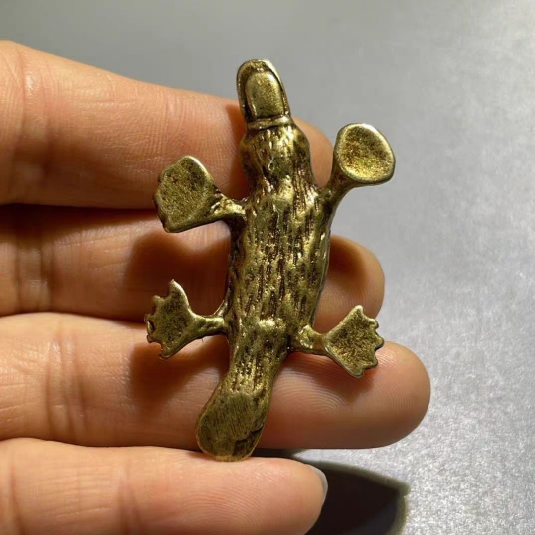 Vintage Brass Platypus Figurin - Vintage Collectible Ornaments recension och pris