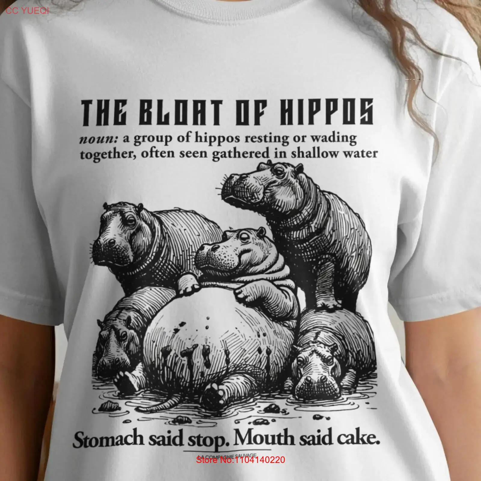 Hippos T Shirt Bloat of Funny  - Collectible Vintage T Shirts recension och pris