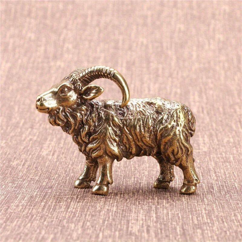 Solid Brass Hyena Figurine Min - Vintage Collectible Ornaments recension och pris