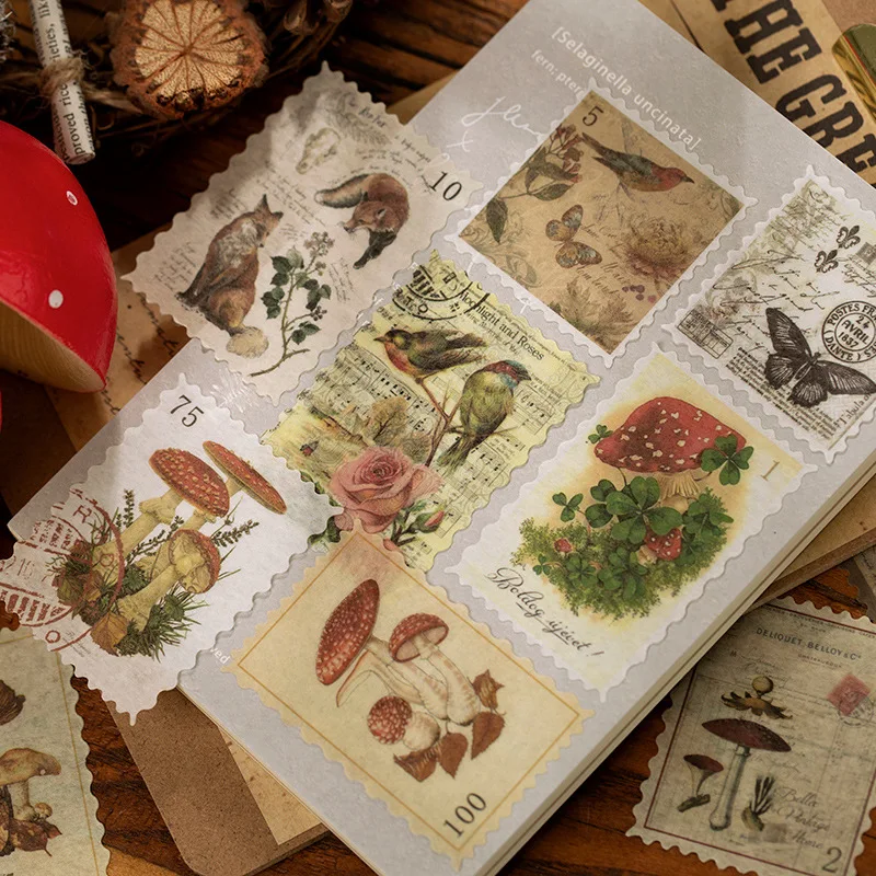 60pcs/lot Vintage Ladies Stamp - Vintage Collectible Stamps recension och pris
