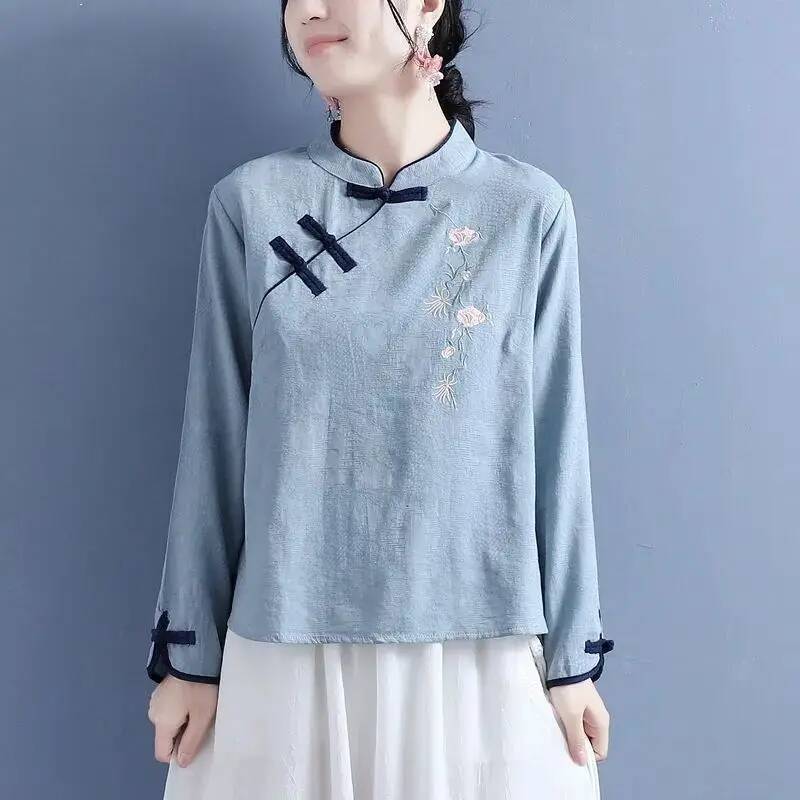 Vintage Embroidery Shirts Wome - Vintage Collectible Buttons recension och pris