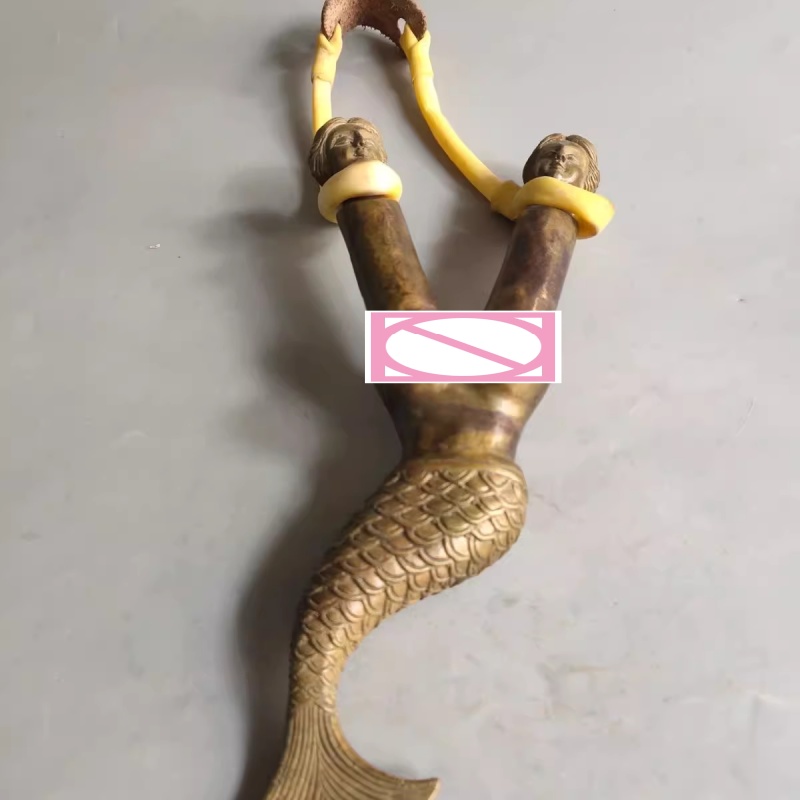 Chinese Vintage Bronze Mermaid - Vintage Collectible Ornaments recension och pris