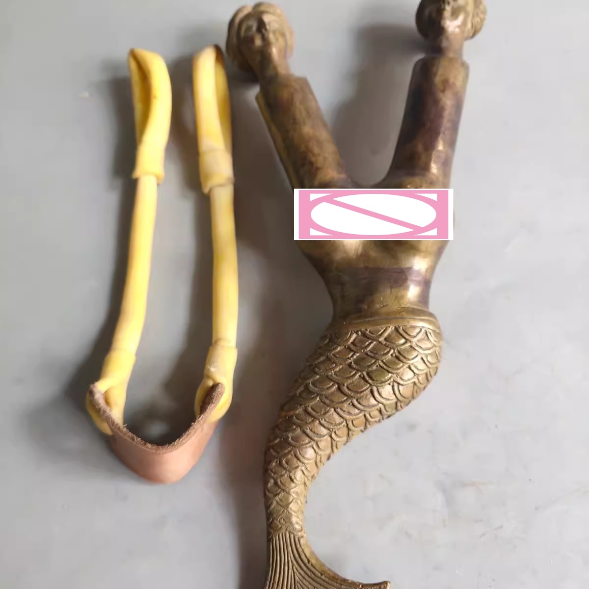 Chinese Vintage Bronze Mermaid - Vintage Collectible Ornaments recension och pris