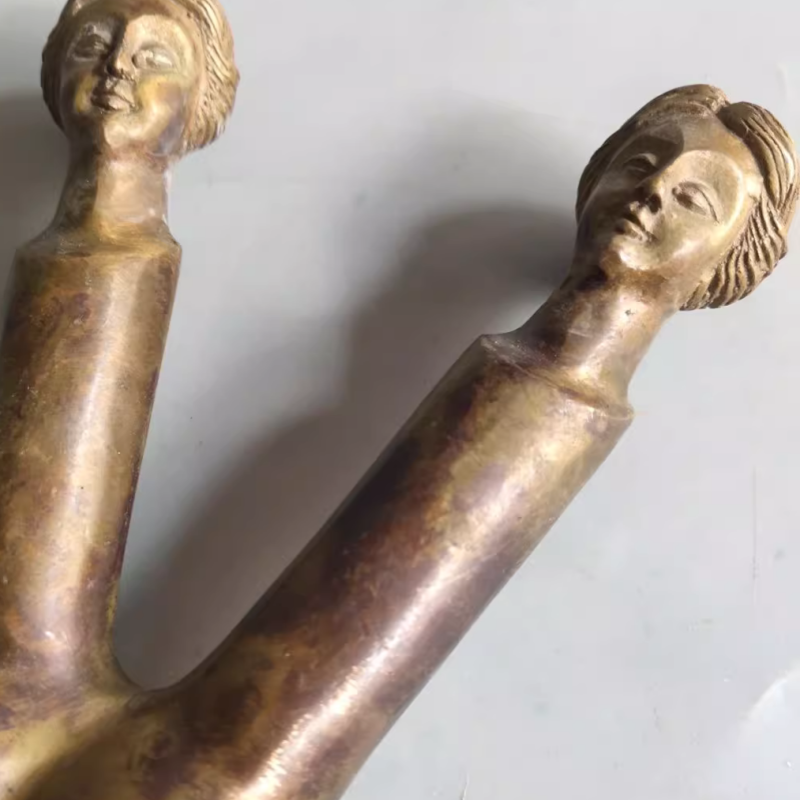 Chinese Vintage Bronze Mermaid - Vintage Collectible Ornaments recension och pris