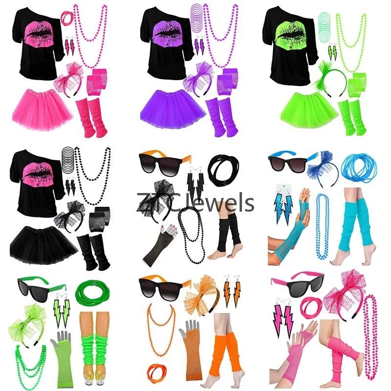 Vintage 80s Prom Costume Set f - Vintage Necklace recension och pris